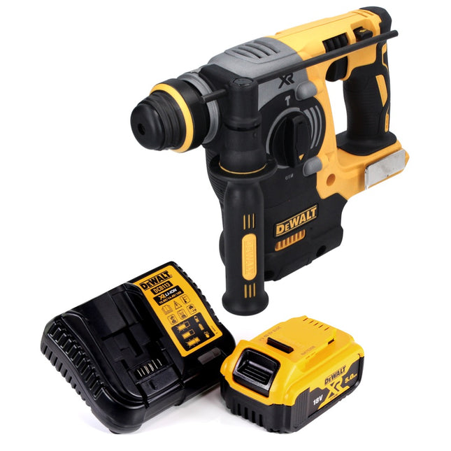 DeWalt DCH 273 P1 cordless combi hammer 18 V 2.1 J SDS Plus Brushless + 1x rechargeable battery 5.0 Ah + charger