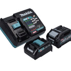 Makita Power Source Kit 40 V max. avec 1x BL 4040 batterie 4,0 Ah XGT + DC 40 RA chargeur rapide XGT LXT + ADP10 adaptateur de charge