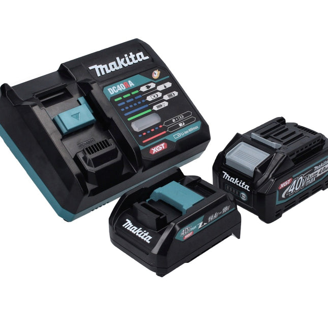 Makita Power Source Kit 40 V max. avec 1x BL 4040 batterie 4,0 Ah XGT + DC 40 RA chargeur rapide XGT LXT + ADP10 adaptateur de charge
