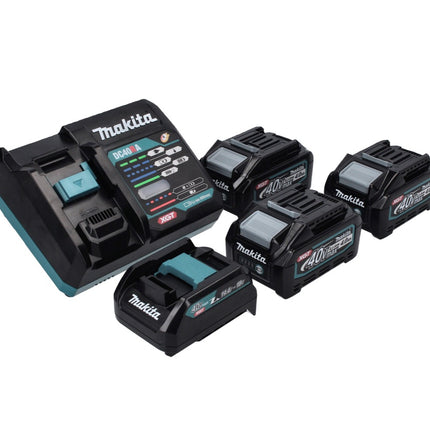 Makita Power Source Kit 40 V max. mit 3x BL 4040 Akku 4,0 Ah XGT + DC 40 RA Schnell Ladegerät XGT LXT + ADP10 Ladeadapter