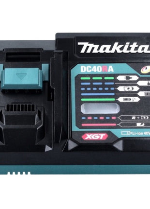 Kit de fuente de alimentación Makita 40 V máx. con 3 baterías BL 4040 4,0 Ah XGT + cargador rápido DC 40 RA XGT LXT + adaptador de carga ADP10