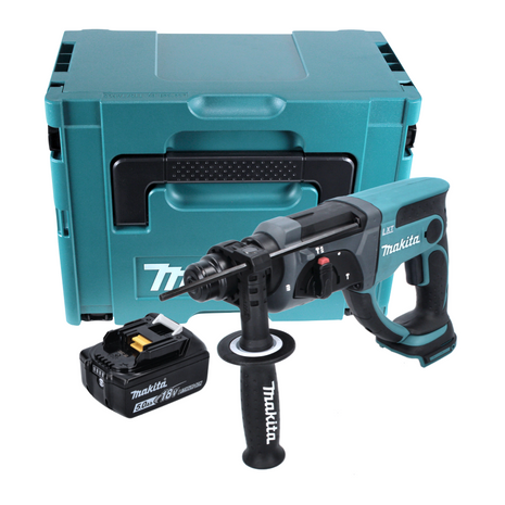 Makita DHR 202 T1J Cordless combi hammer 18 V 2.0 J SDS Plus + 1x rechargeable battery 5.0 Ah + Makpac - without charger