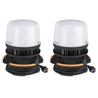 Brennenstuhl professionalLINE ORUM Set 2x LED Arbeitsleuchte 360° Baustrahler 8050 Lumen ( 2x 9171400800 ) 100 Watt IP54 BGI 608