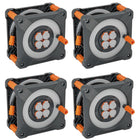 Brennenstuhl professionalLINE set 4x tambor de cable con protección integral antivuelco (4x 9202330100) 33 m 4 enchufes IP44 BGI 608