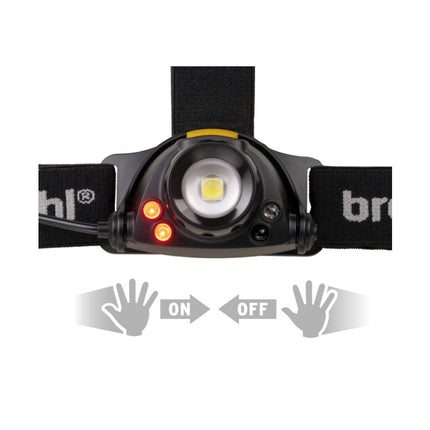 Brennenstuhl SL 400 AFSet 4x LuxPremium LED Akku Sensor Kopflampe 2,6 Ah ( 4x 1177310 ) IP44 400 Lumen