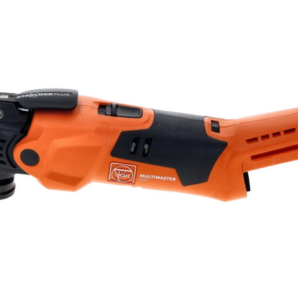 FEIN MultiMaster AMM 500 PLUS C Machine oscillante sans fil Starlock Plus 18 V + 2x Batteries 3 Ah + Chargeur + Coffret + Set de plaques de ponçage