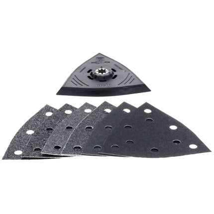 Oscilador FEIN MultiMaster MM 300 PLUS START 250 W Starlock Plus (72297261000) + juego de platos lijadores + maletín