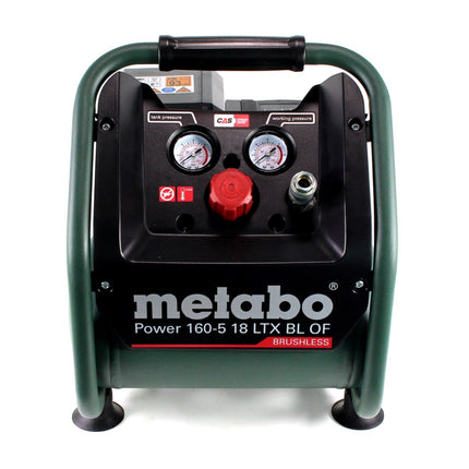 Metabo Power 160-5 18 LTX BL OF Compresor sin cable 18 V 8,0 bar Sin escobillas + 1x batería 10,0 Ah + cargador