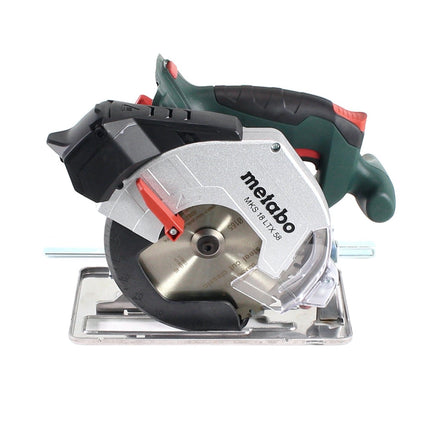 Metabo MKS 18 LTX 58 sierra circular para metal a batería 18 V 165 mm + 1x batería 10,0 Ah + MetaLoc - sin cargador