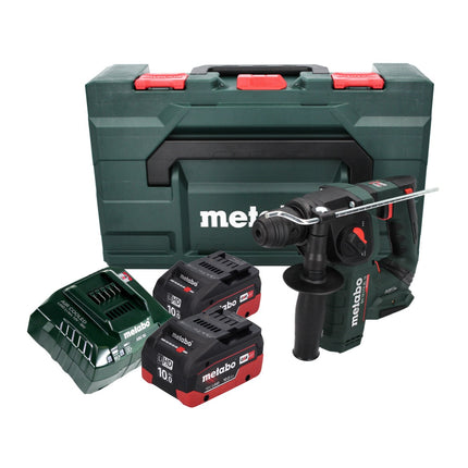 Metabo BH 18 LTX BL 16 cordless hammer drill 18 V 1.3 J SDS-plus Brushless + 2x battery 10,0 Ah + charger + MetaBOX