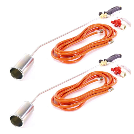 Rothenberger Industrial ROMAXI ECO Set 2x heating torch set + hose + controller 1060 °C ( 2x 1500000930 ) High-performance torch