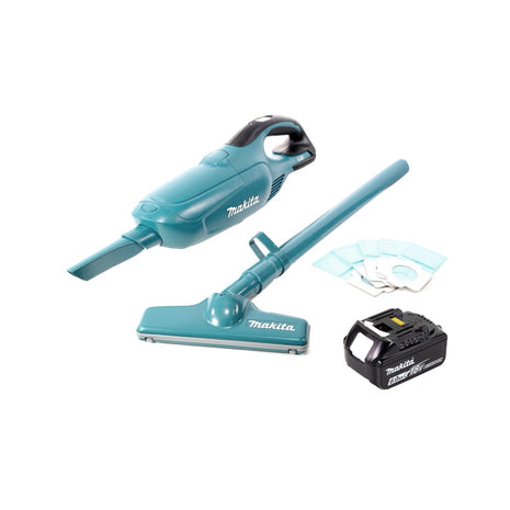 Makita DCL 182 G1 cordless hoover 18 V + 1x rechargeable battery 6.0 Ah - without charger