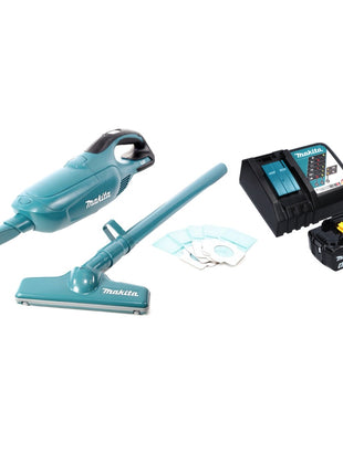 Makita DCL 182 RG1 Akku Staubsauger 18 V + 1x Akku 6,0 Ah + Ladegerät