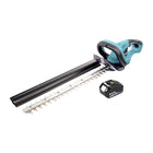 Makita DUH 523 G1 Cordless Hedge Trimmer 52cm 18V + 1x Battery 6.0 Ah - without charger