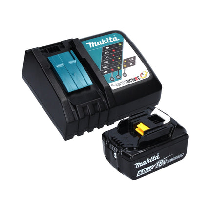 Cortasetos inalámbrico Makita DUH 523 RG1 18 V 52 cm + 1x batería recargable 6,0 Ah + cargador