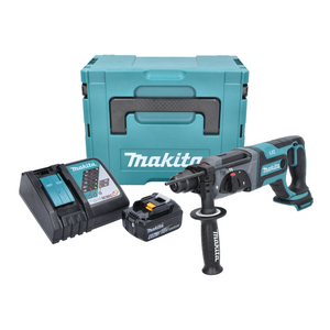 Makita DHR 241 RG1J Akku Bohrhammer 18 V 1,9 J SDS plus + 1x Akku 6,0 Ah + Ladegerät + Makpac