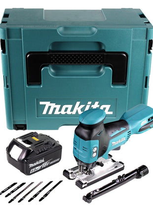 Makita DJV 181 G1J Seghetto alternativo a batteria 18V in valigetta Makpac + 1x Batteria 6,0 Ah - senza caricabatterie