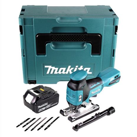 Makita DJV 181 Scie sauteuse pendule 18 V + 1x Batterie 6,0 Ah + Coffret Makpac - sans chargeur