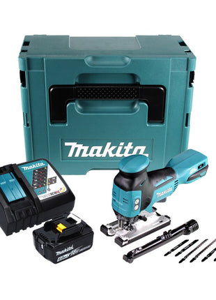 Makita DJV 181 RG1J sierra de calar pendular a batería 18 V sin escobillas + 1x batería 6,0 Ah + cargador + Makpac