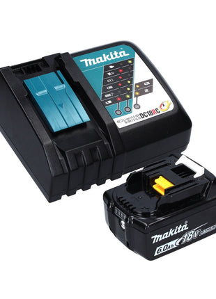 Makita DJV 181 RG1J Seghetto alternativo a batteria 18V in valigetta Makpac + 1x Batteria 6,0 Ah + Caricabatterie