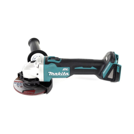 Makita DGA 504 G1J cordless angle grinder 18 V 125 mm brushless + 1x rechargeable battery 6.0 Ah + Makpac - without charger