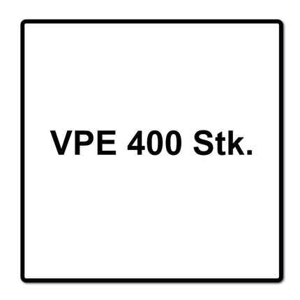SPAX Facade Screw 4.5 x 50mm - Stainless Steel A2 - Fixing Thread - Raised Countersunk Head- T-STAR Plus Torx T20 - CUT 400 pcs. (2x 25470004505022)