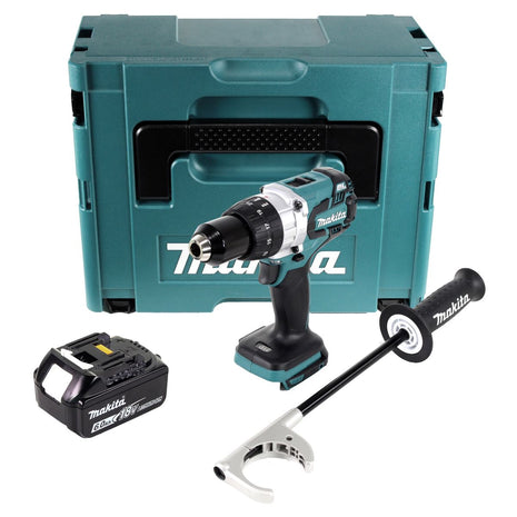 Makita DDF 481 G1J Perceuse-visseuse sans fil 115 Nm 18 V sans balai + 1x Batterie 6,0 Ah + Coffret - sans chargeur