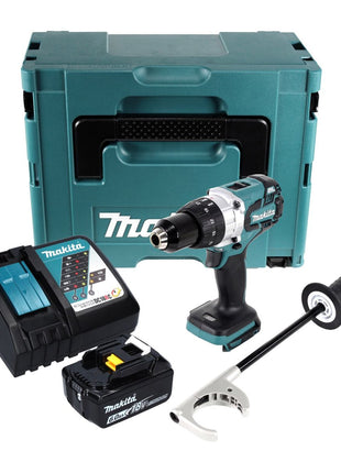 Makita DDF481RTJ Perceuse-visseuse sans fil 115 Nm 18 V sans balais + 1x Batterie, 6,0 Ah + Chargeur + Coffret