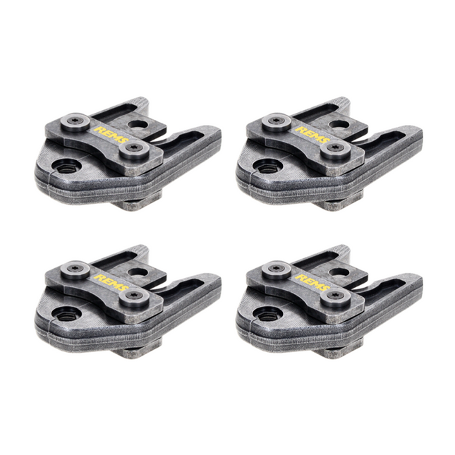 REMS pressing jaw pressing tongs 4x Standard V 12 ( 4x 570107 ) for radial presses ( except Mini-Press )