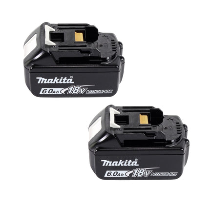 Makita DHR 280 G Trapano a percussione a batteria 36 V ( 2x 18 V ) 2,8 J SDS-plus Brushless + 2x batteria ricaricabile 6,0 Ah - senza caricabatterie