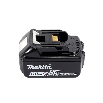 Clavadora con cabezal de batería Makita DBN 600 G1J 18 V + 1x batería 6,0 Ah + Makpac - sin cargador