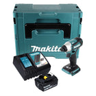 Makita DTD 155 RG1J cordless impact wrench 18 V 140 Nm 1/4