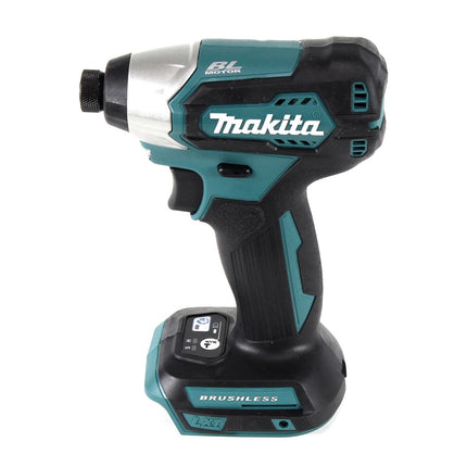 Makita DTD 155 RGJ 18 V 140 Nm 1/4'' avvitatore a impulsi senza spazzole + 2x batteria 6,0 Ah + caricatore + Makpac