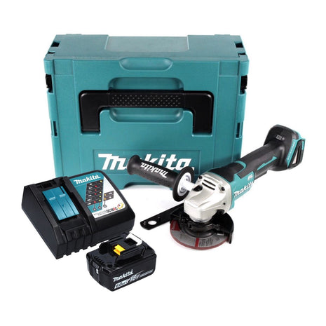 Makita DGA 458 Z 18 V Cordless Angle Grinder 115 mm Brushless Solo (Body Only) - without battery, without charger, without accessories