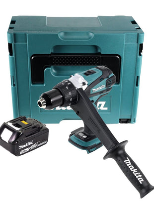 Makita DDF 458 T1J Trapano avvitatore a batteria 18V / 91Nm + 1x Batteria 5,0 Ah + Valigetta Makpac - senza caricabatterie