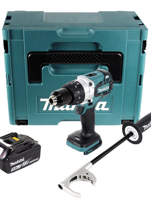 Makita DDF 481 T1J Perceuse-visseuse sans fil 18 V 115 Nm Brushless + 1x Batterie 5.0 Ah + Coffret Makpac - sans chargeur