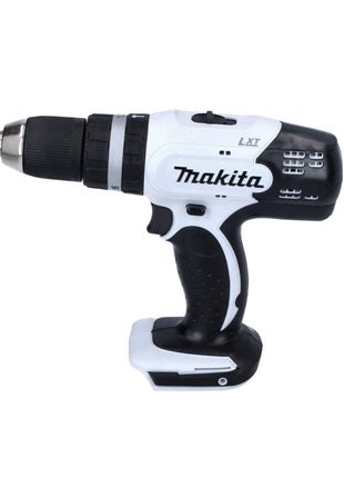 Makita DHP 453 T1J W Taladro percutor inalámbrico blanco 18 V 42 Nm + 1x batería 5,0 Ah + Makpac - sin cargador