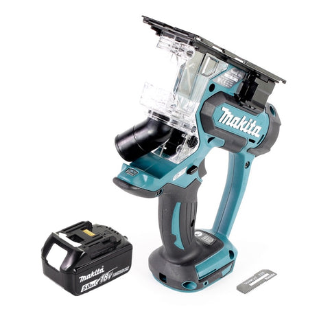 Makita DSD 180 T1 Akku Gipskartonsäge 18 V + 1x Akku 5,0 Ah - ohne Ladegerät - Toolbrothers