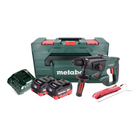 Metabo KHA 18 LTX Cordless Hammer 2.2 J 18V SDS Plus + 2x Batteries 8.0 Ah + Charger + MetaBOX Case
