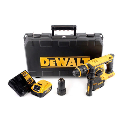 Martillo combinado a batería DeWalt DCH 254 P1 18 V 2,1 J SDS Plus + 1x batería 5,0 Ah + cargador + portabrocas intercambiables + maletín
