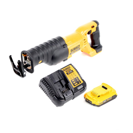 Dewalt DCS 380 D1 cordless reciprocating saw Recipro saw 18 V + 1x rechargeable battery 2.0 Ah + charger