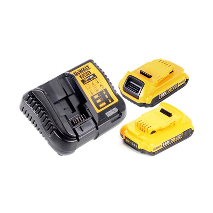 Sierra de sable sin cable Dewalt DCS 380 D2 Sierra de sable 18 V + 2x batería recargable 2,0 Ah + cargador