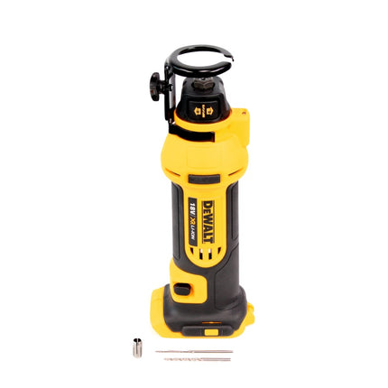 Fresadora de paneles de yeso a batería DeWalt DCS 551 D2 18 V + 2x baterías 2,0 Ah + cargador