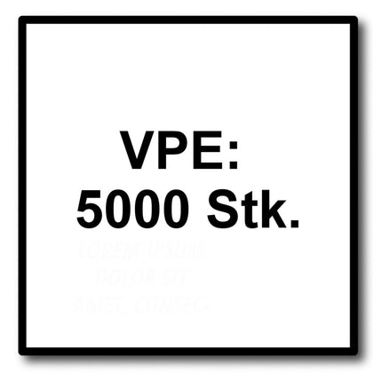 Vis pour cloisons sèches SPAX GIX-B 3,9 x 25 mm 5000 pièces (5x 1891170390256) tête trompette à filetage complet pointe aiguille fente cruciforme H2