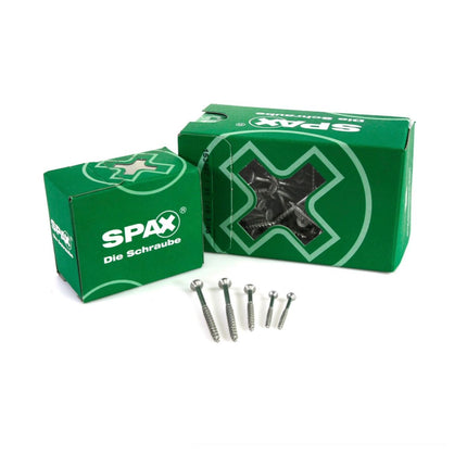 SPAX Universal Screw 4.5 x 40 mm - Partial Thread - Countersunk Head - T-STAR plus - 4Cut - WIROX - 400 pcs. (2x 0191010450403)