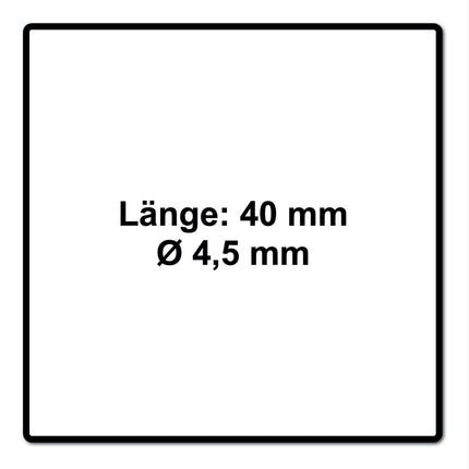 SPAX Universal Screw 4.5 x 40 mm - Partial Thread - Countersunk Head - T-STAR plus - 4Cut - WIROX - 400 pcs. (2x 0191010450403)