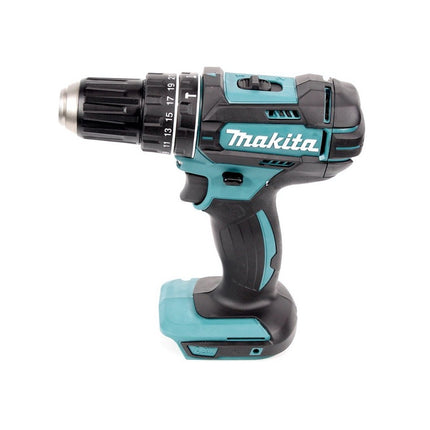 Makita DLX 2131 JX1 kit combinado sin cable 18 V con DHP 482 62 Nm + DTD 152 165 Nm + 3x batería recargable 3.0 Ah + cargador + Makpac