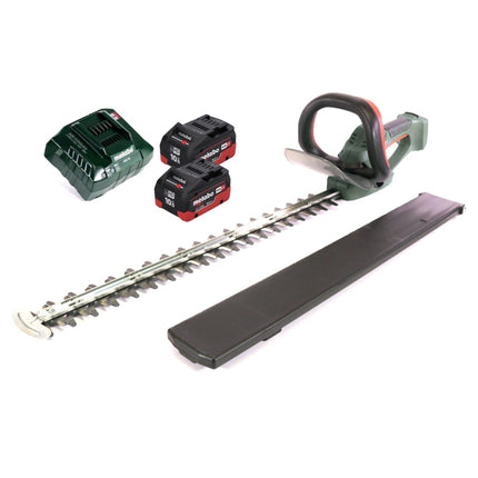 Metabo AHS 18-65 V cordless hedge trimmer 18 V 63 cm + 2x battery 10.0 Ah + charger