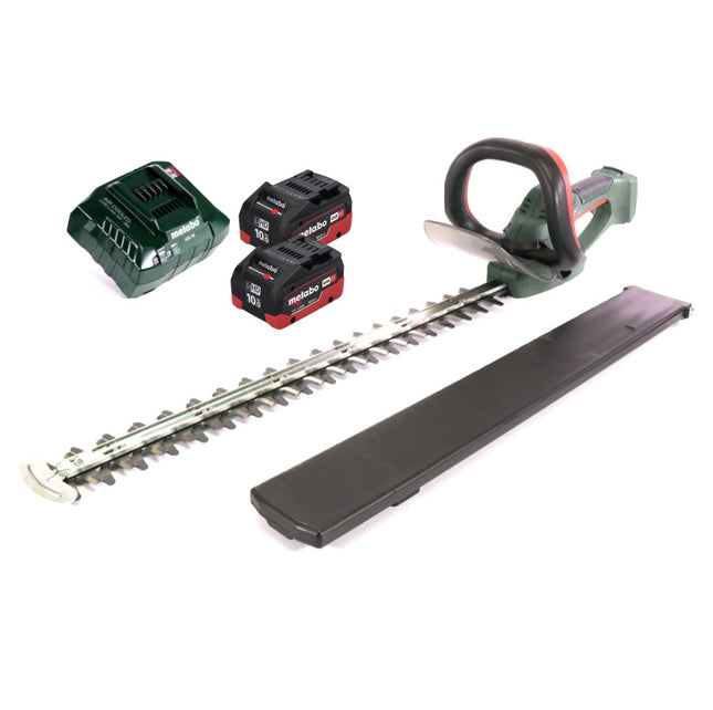 Metabo AHS 18-65 V cortasetos sin cable 18 V 63 cm + 2x batería 10,0 Ah + cargador