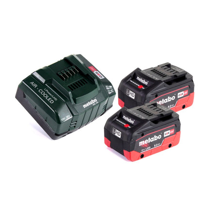 Sierra tronzadora de batería Metabo KGS 18 LTX 216 18 V 216 mm (619001810) + 2 baterías de 8,0 Ah + cargador
